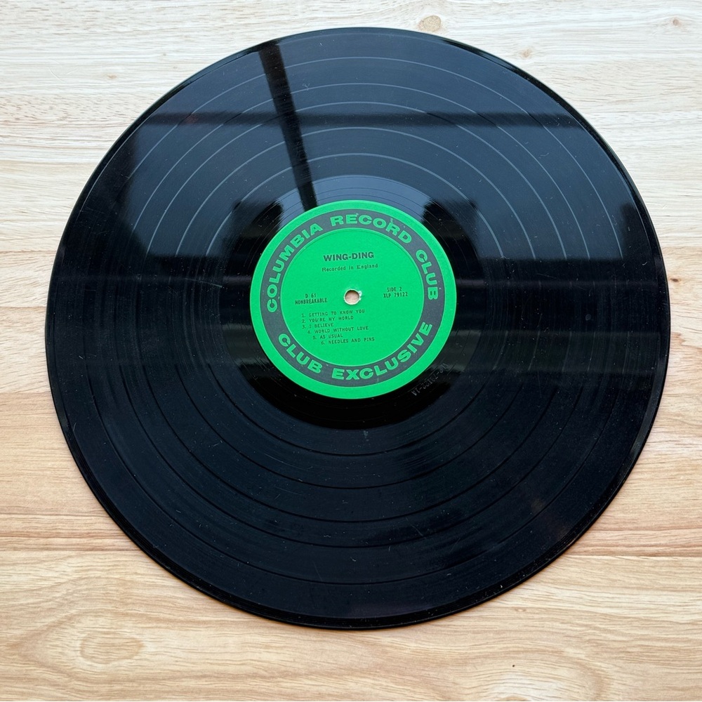 Columbia Record Club Exclusive Vinyl - Wing Ding